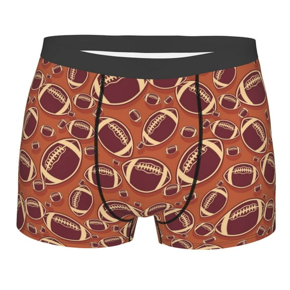 Naloa American Football1 Print Mens Underwear - Boxers for Men, Classic Briefs for Men