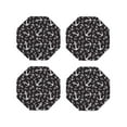 thumbnail image 1 of Naloa Anchors Leather Coasters for Drinks, Durable Drink Coasters 4 Set for Tabletop Protection, Luxurious Home Décor and Housewarming Gift ( {designName})Octagon, 1 of 6