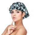 thumbnail image 1 of Naloa Angry Shark Adjustable Hair Bonnet for Sleeping, Hair Wrap Sleep Cap Turban for Women Men, Curly Straight Hair Long Large Braid Unisex, 1 of 6