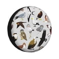 thumbnail image 1 of Naloa Animal Bird PVC Leather Spare Tire Wheel Cover Spare Tire Cover, for Car Truck SUV Camper Trailer Universal Fit(14-17in)-17 inch, 1 of 6