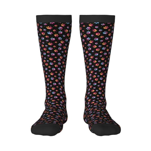 Naloa Animal Paw 1 Knee Socks, High Socks Long Stretchy Sock Women Knee High Stocking, Long Socks for Women