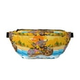 thumbnail image 1 of Naloa Animals on Noah's Ark1 Print Running Belts for Men Women,Running Fanny Pack with 2-Zipper Pockets,Waterproof Waist Pack for Travel Hiking Running Outdoor Sports, 1 of 8