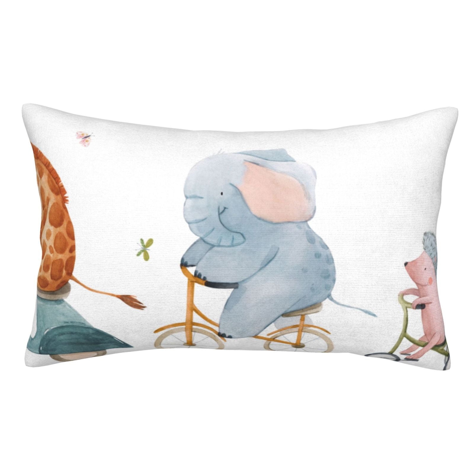 Naloa Animals in Transport Pillow Covers, Throw Pillow Case Cushion