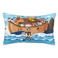 thumbnail image 1 of Naloa Animals on Noah's Ark Floating Pillow Covers, Throw Pillow Case Cushion Covers,Cushion for Bedroom,Couch,Home-20"x30", 1 of 6