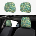 thumbnail image 1 of Naloa Animals with Leaf Print 2 PCS Car All-Inclusive Headrest Cover,Seat Headrest Cover Headrest Cover Protector for Most Car Models, 1 of 9
