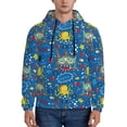 thumbnail image 1 of Naloa Animals1 Men's Casual Hooded Collar Drawstring Hoodies Pullover Sweatshirts Casual Long Sleeve Shirts-3X-Large, 1 of 7
