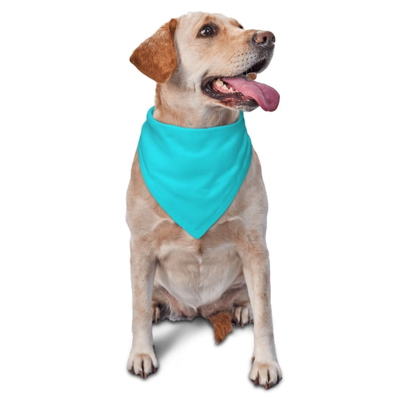 Naloa Aqua Dog Bandanas 1PC Washable Triangle Dog Scarfs Premium Durable Fabric, for Small Medium Large Dogs and Cats