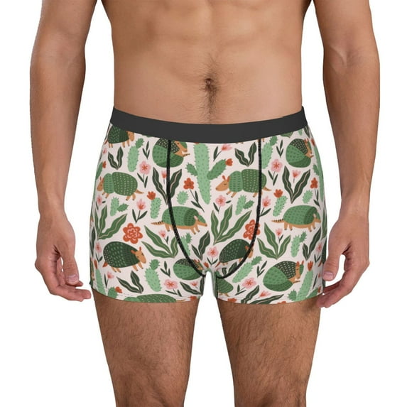 Naloa Armadillo Mens Underwear - Boxers for Men, Mens Boxer Briefs, Classic Briefs for Men-X-Large