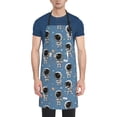 thumbnail image 1 of Naloa Astronaut Apron Kitchen Aprons with Pockets for Women Men Chef, 1 of 8