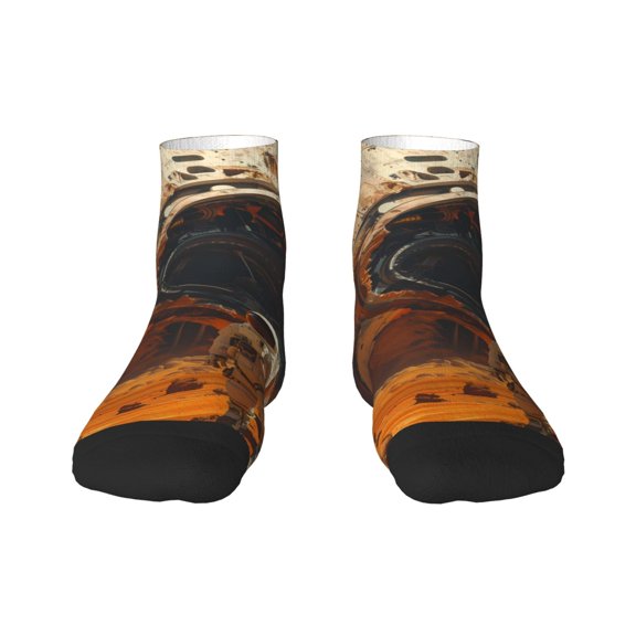 Naloa Astronaut Exploring Mars Ankle Socks for Women Non Slip Socks No Show Socks Classic Low Cut Casual Socks Casual Socks