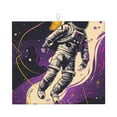 thumbnail image 1 of Naloa Astronaut Floating purple Space Dish Drying Mat for Kitchen Counter, Heat Resistant Drainer Mats, Absorbent Draining Mat,Dish Rack Pad,16"x18", 1 of 8