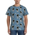thumbnail image 1 of Naloa Astronaut Men's T-Shirt Sport T-shirt Men's Basic Tee Casual Men's Shirt, Round Neck, Short Sleeves - Small, 1 of 5