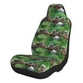 thumbnail image 1 of Naloa Australian White Tree Frog Sitting on Branch Car Seat Covers 2PCs Front Car Seat Covers Universal fit for Most Cars SUVs and Trucks - 1, 1 of 5