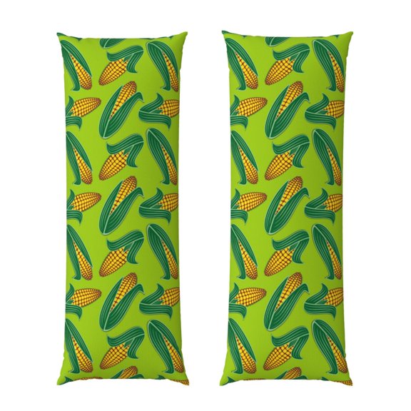 Naloa Autumn Corn Body Pillow Cover, Pillowcases with Hidden Zipper Breathable Long Pillow Case (Pillows are not included,20x54 inch)