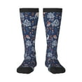 thumbnail image 1 of Naloa Autumn Forest2 Thigh High Socks Extra Long Stretchy Sock Women Over Knee High Opaque Stocking Daily Wear, 1 of 6