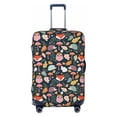thumbnail image 1 of Naloa Autumn Fox Owl Elastic Suitcase Protector, Travel Suitcase Protector Cover Fits 18-32in Suitcase - Medium, 1 of 9