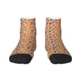 thumbnail image 1 of Naloa Autumn Leaves 3 Ankle Socks for Women Non Slip Socks No Show Socks Classic Low Cut Casual Socks Casual Socks, 1 of 7