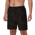 thumbnail image 1 of Naloa Autumn Leaves1 Print Men Swim Trunks with Compression Liner ,Board Shorts,Men's Swim Shorts with Drawstring and Elastic Waistband-XX-Large, 1 of 6