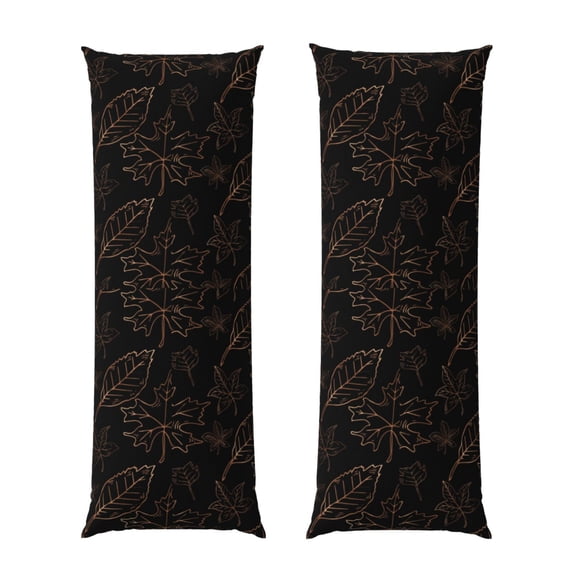 Naloa Autumn Leaves1 Super Soft 20x60 Body Pillow Case,Long Side Hidden Zipper(PILLOWS ARE NOT INCLUDED)