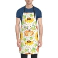 thumbnail image 1 of Naloa Autumn Theme Apron Kitchen Aprons with Pockets for Women Men Chef, 1 of 8