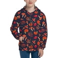 thumbnail image 1 of Naloa Autumnal Forest Teenage Zipper Hoodie, Long Sleeve Zip Up Hoodies Casual Jackets Tops for 7-12 Years-Medium, 1 of 6