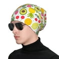 thumbnail image 1 of Naloa Avocado And Pineapple Soft Beanie Hat, Knit Beanie Daily Beanie in Fine Knit for Women Men Winter Travel, Outdoor, 1 of 7