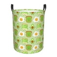 thumbnail image 1 of Naloa Avocado And Toast Round Large Laundry Basket, Toy Storage for Hamper Kids Room,Toy Storage-, 1 of 6
