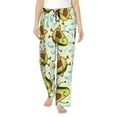 thumbnail image 1 of Naloa Avocado Doing Sport Print Women’s Ultra-Soft Comfy Pajama Lounge Pants with Pockets & Drawstring, 1 of 8
