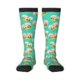 thumbnail image 1 of Naloa Avocado Lovers Thigh High Socks Extra Long Stretchy Sock Women Over Knee High Opaque Stocking Daily Wear, 1 of 6