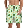 thumbnail image 1 of Naloa Avocado Men's Beach Shorts, Surfing shorts, Swim trunks, Quick Dry Swim Trunks for Surfing Beach Fun - Medium, 1 of 9