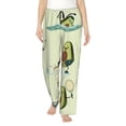 thumbnail image 1 of Naloa Avocado for Exercise Print Women’s Ultra-Soft Comfy Pajama Lounge Pants with Pockets & Drawstring, 1 of 8