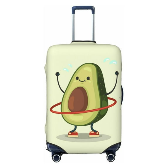 Naloa Avocado1 Elastic Suitcase Protector, Travel Suitcase Protector Cover Fits 18-32in Suitcase - Medium