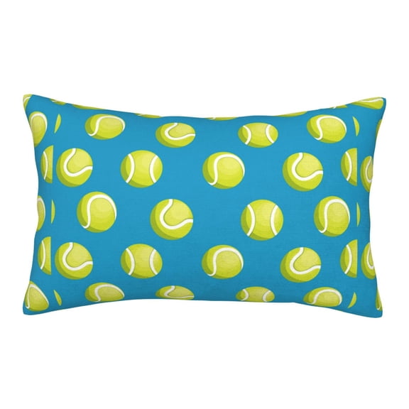 Naloa Ball Tennis Pillowcase, Throw Pillowcase, Wrinkle-Free, Stain-Resistant with Hidden Zipper for Bedroom Sofa - 16"x24"