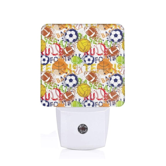 Naloa Balls Night Lights Plug into Wall, Dusk to Dawn Sensor Warm White Led Night Light 0.5W, Nightlight suit for Adults, Bedroom, Bathroom, Hallway, Kitchen