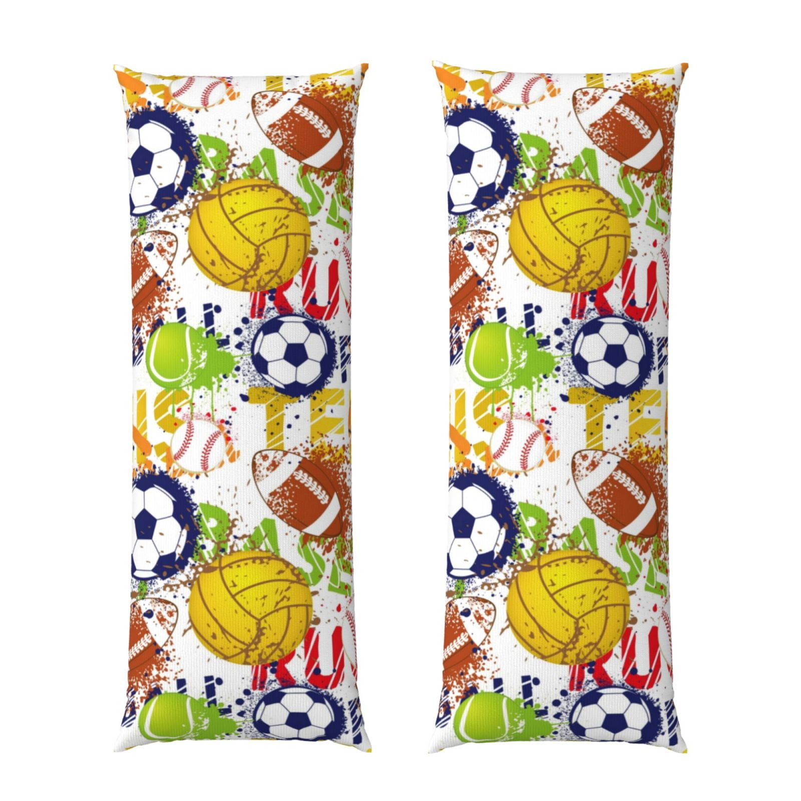 Naloa Balls Super Soft 20x60 Body Pillow Case,Long Side Hidden Zipper（PILLOWS ARE NOT INCLUDED）