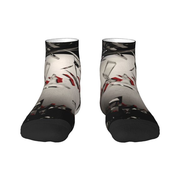 Naloa Baseball Breaking Glass Ankle Socks for Women Non Slip Socks No Show Socks Classic Low Cut Casual Socks Casual Socks
