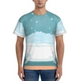 thumbnail image 1 of Naloa Bathtub with Soap Bubbles Men's T-Shirt Sport T-shirt Men's Basic Tee Casual Men's Shirt, Round Neck, Short Sleeves - 3X-Large, 1 of 5