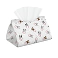 thumbnail image 1 of Naloa Bbaseball Dog Print Leather Tissue Box Cover Rectangle | Long Tissue Box Cover | Tissue Box Holder | Tissue Holder for Bathroom, 1 of 9