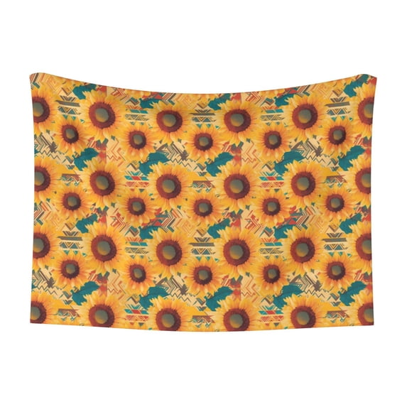 Naloa Beautiful Bohemian Sunflower Dog Blanket, 3 Sizes Cat Blanket for Indoor Cats Large Medium Small Dog Gifts-Small
