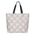 thumbnail image 1 of Naloa Beautiful Rabbit1 Tote Bag for Women Large Capacity Shoulder Bag for College Work Travel Shopping, 1 of 8