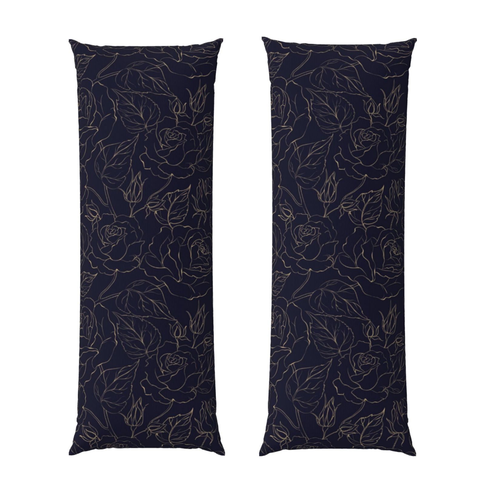 Naloa Beautiful Roses Super Soft 20x60 Body Pillow Case,Long Side Hidden Zipper（PILLOWS ARE NOT INCLUDED）