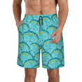 thumbnail image 1 of Naloa Beautiful Seashells Men's Beach Shorts, Surfing shorts, Swim trunks, Quick Dry Swim Trunks for Surfing Beach Fun - XX-Large, 1 of 9