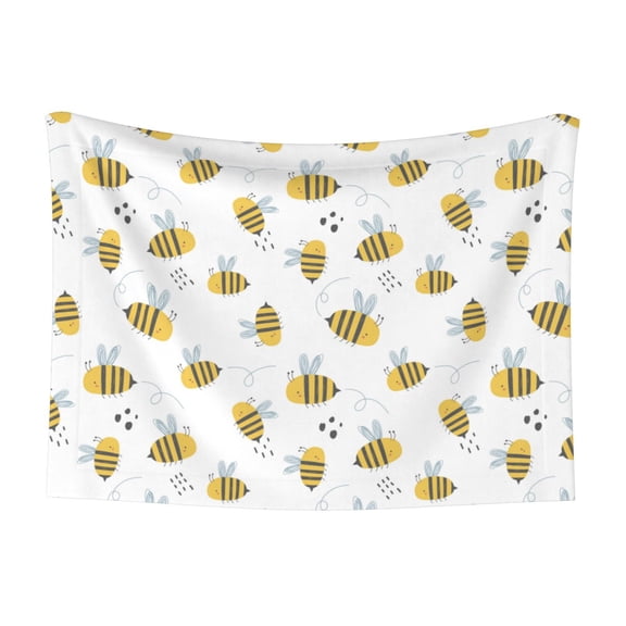 Naloa Bee Dog Blanket, 3 Sizes Cat Blanket for Indoor Cats Large Medium Small Dog Gifts-Small