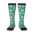 thumbnail image 1 of Naloa Bee Sunflower Thigh High Socks Extra Long Stretchy Sock Women Over Knee High Opaque Stocking Daily Wear, 1 of 6