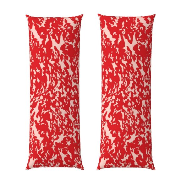 Naloa Beef Super Soft 20x60 Body Pillow Case,Long Side Hidden ZipperPILLOWS ARE NOT INCLUDED