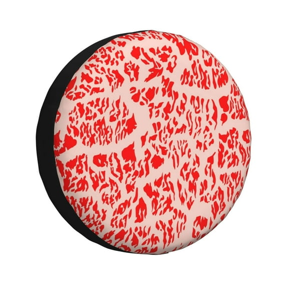 Naloa Beef1 PVC Leather Spare Tire Wheel Cover for Car Truck SUV Camper Trailer Universal Fit many size17 inch