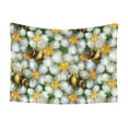 thumbnail image 1 of Naloa Bees and Flower Dog Blanket, 3 Sizes Cat Blanket for Indoor Cats Large Medium Small Dog Gifts-Large, 1 of 8