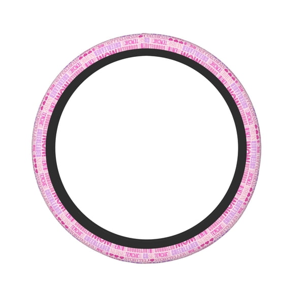 Naloa Best Mom ever Elastic Steering Wheel Cover, Auto Steering Wheel Cover – 15 Inch , Comfortable Grip, Fit Suvs,Vans Cars,Trucks