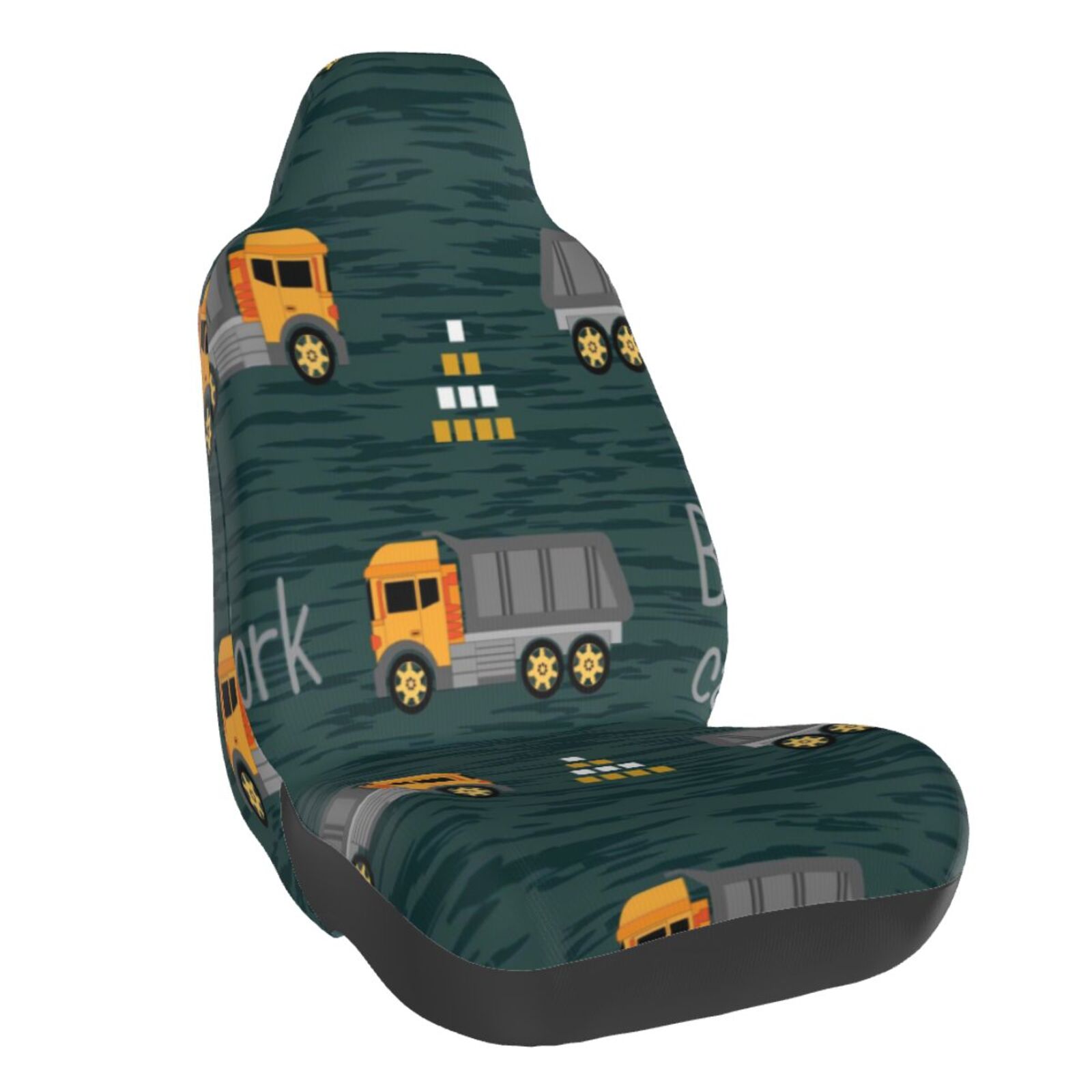 Naloa Big Machine Car Seat Covers Universal Front Seat Coves for Car Accessories ,Padded Car Covers for Automotive, SUV, Truck, and Van