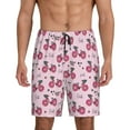 thumbnail image 1 of Naloa Bike with Donut Wheels Men's Short Pajama Pants, Lounge Comfort Shorts with Elasticized Waistband and Side Pockets - 3X-Large, 1 of 9
